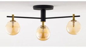 Jupiter 2031 - Prisadený luster FIGARO 4xG9/10W/230V čierna/zlatá/béžová