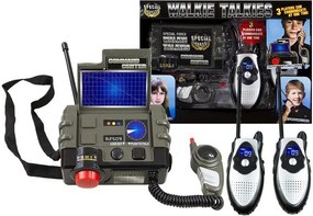 LEAN Toys Súprava krátkovlnnej vysielačky Walkie Talkie Base