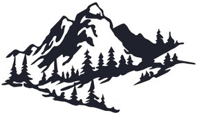 Kovový obraz 47 x 40 cm Mountain 2 ASIR 891TNL1765