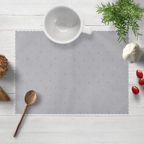 Biante Teflónové prestieranie na stôl TF-080 Obdĺžničky na sivom 30x40 cm
