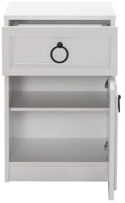 Nočný stolík 63x40 cm biela