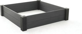 Curver Vyvýšený záhon – Vista Modular 121,5 x 121,5 x 27 cm, sivý