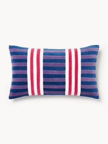 Zamatový patchwork poťah na vankúš Tete