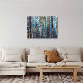 Obraz - Zimný les (70x50 cm)
