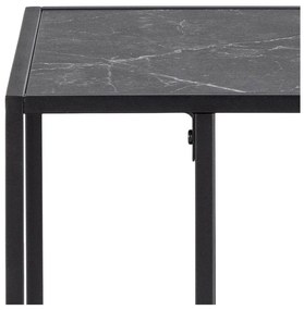 Odkladací stolík s doskou v dekore mramoru 43x35 cm Infinity – Actona
