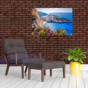 Obraz - Pláž Navagio, Grécko (90x60 cm)
