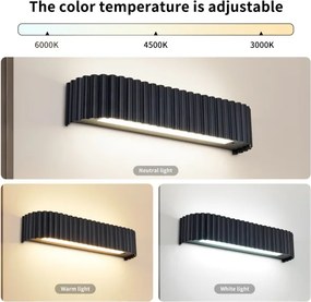 BRILAGI - LED stmievateľné nástenné svietidlo FALCON MODERN LED/14W/230V 40 cm čierne + DO