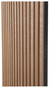 Akustický obkladový panel, MDF, 2440 × 605 × 22 mm, dub olejovaný