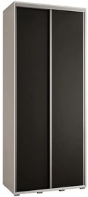 Skriňa 45 Canaris 1 100 biela/čierna/silver