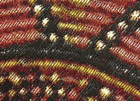 Koberce Breno Kusový koberec ZOYA kruh 418/Q01X, červená, viacfarebná,120 x 120 cm