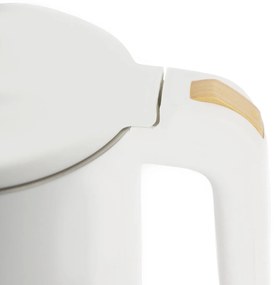 Bauerkraft Bezdrôtová cestovná rýchlovarná kanvica 1500 W 1,2 l otočná biela