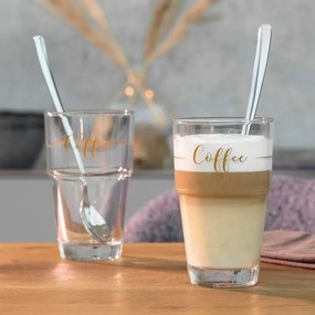 Leonardo poháre na kávu s lyžičkou Solo 410 ml 2 ks