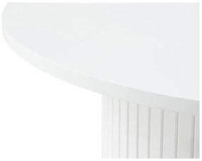 Biely okrúhly konferenčný stolík Nola – Unique Furniture