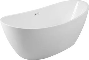Besco Akrylátová voľne stojaca vaňa Ayla 170x80 BESCO-Typ výpuste: Click-Clack s prepadom, biela, BESCO-Rozmery: 170x80, BESCO-Farba: Biela
