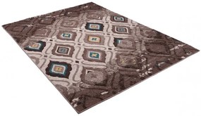 Koberec Sumatra H109A Geometric hnedý, tmavo béžový