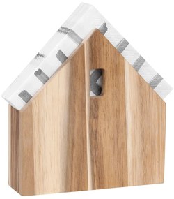 räder Drevený stojanček na servítky House Small