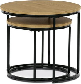 Sada 2 konferenčných stolíkov CT-G1145 OAK