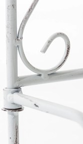 Mriežka na ruže Burg - 122 x 35 cm - Biela antik