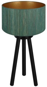 Brilagi - Stolná lampa BOSTON ROLLER 1xE27/15W/230V zelená/zlatá