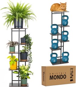 Stojan na kvety MONDO čierny