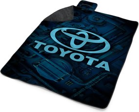 Sablio Plážová deka Logo Toyota Motor: 200x140 cm