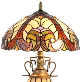 Stolné svietidlo Tiffany Double Lit Prezent 1702 56*Ø30 vzor 20