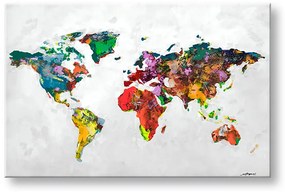 Obraz na plátne MAPA SVETA | rôzne rozmery