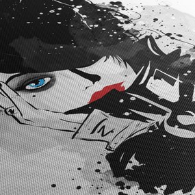 Obraz - Tajomná žena (120x50 cm)