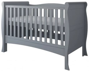 Detská postieľka MASON 3v1, 140x70 cm, sivá