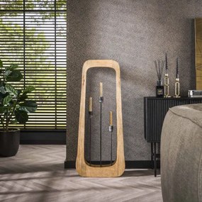 Stojaca lampa 72-95 Bray 3L Drevo Mango  - Komfort-nábytok