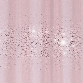 Dekoračný záves s krúžkami DIAMONDS 145x250 cm - svetlo ružový