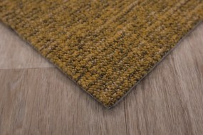 Vopi, Metrážny koberec Alassio zlatohnedý - neúčtujeme odrezky z role, na mieru, šíře 1,33m,1m,2m,3m,4m,na mieru, neúčtujeme odrezky, hnedá, filc, chodba / predsieň