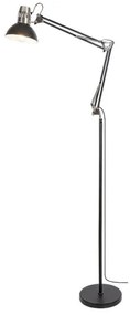 Rabalux 2196 - Stojacia lampa ARISTEO 1xE27/40W/230V čierna/lesklý chróm