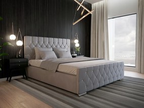 PROXIMA.store - Luxusná čalúnená posteľ SEVILLA ROZMER: Pre matrac 140 x 200 cm