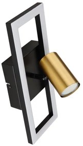 Globo 57032-1- LED Nástenné bodové svietidlo MARRIE 1xGU10/5W/230V + LED/12W/230V