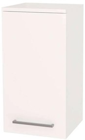 Mereo Bino kúpeľňová skrinka horná 63 cm, pravá, Multidecor, Biela vysoký lesk perlička, MER-CN696BIEL