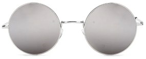 Sunmania Strieborné zrkadlové okuliare Lenonky 95635946