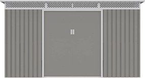 Záhradný domček G21 GRAH 700 - 340 x 206 cm, metalický šedý