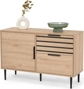 Odkladacia skrinka so zásuvkami a dvierkami