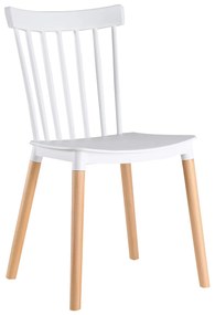 Jedálenská stolička BETA biela