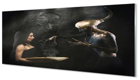 Obraz plexi Žena temná postava 120x60 cm