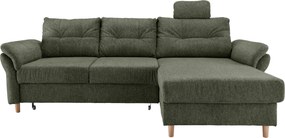 XXXLutz ROHOVÁ SEDAČKA, textil, tmavozelená Livetastic - Sedačky - 002310012725