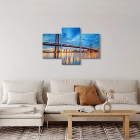 Obraz - Most Benjamina Franklina, Filadelfia (90x60 cm)