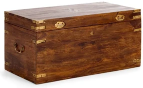 furniture-nabytek.cz - Masívny konferenčný stolík Merlin II z palisandra, lakovaný, hnedý – 69×39×36 cm
