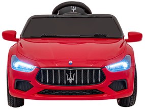 RAMIZ Elektrická autíčko  Maserati Ghibli - červené - 2x30W- BATÉRIA - 12V4,5Ah - 2024