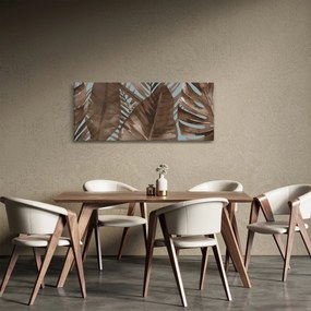 Obraz - Palmové listy, Aquarel (120x50 cm)