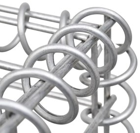 Garáž pre kosačku s vyvýšeným záhonom 110x80x60 cm oceľový drôt