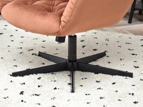 Kreslo Aaron (medená + čierna). Akcia -21%. Vlastná spoľahlivá doprava až k Vám domov. 1109873
