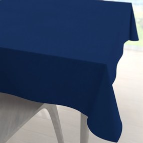 Biante Veľký dekoračný štvorcový obrus BKS-411 Námornícka modrá 150x150 cm