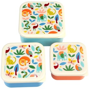 Detský desiatový box 3 ks Wild Wonders – Rex London